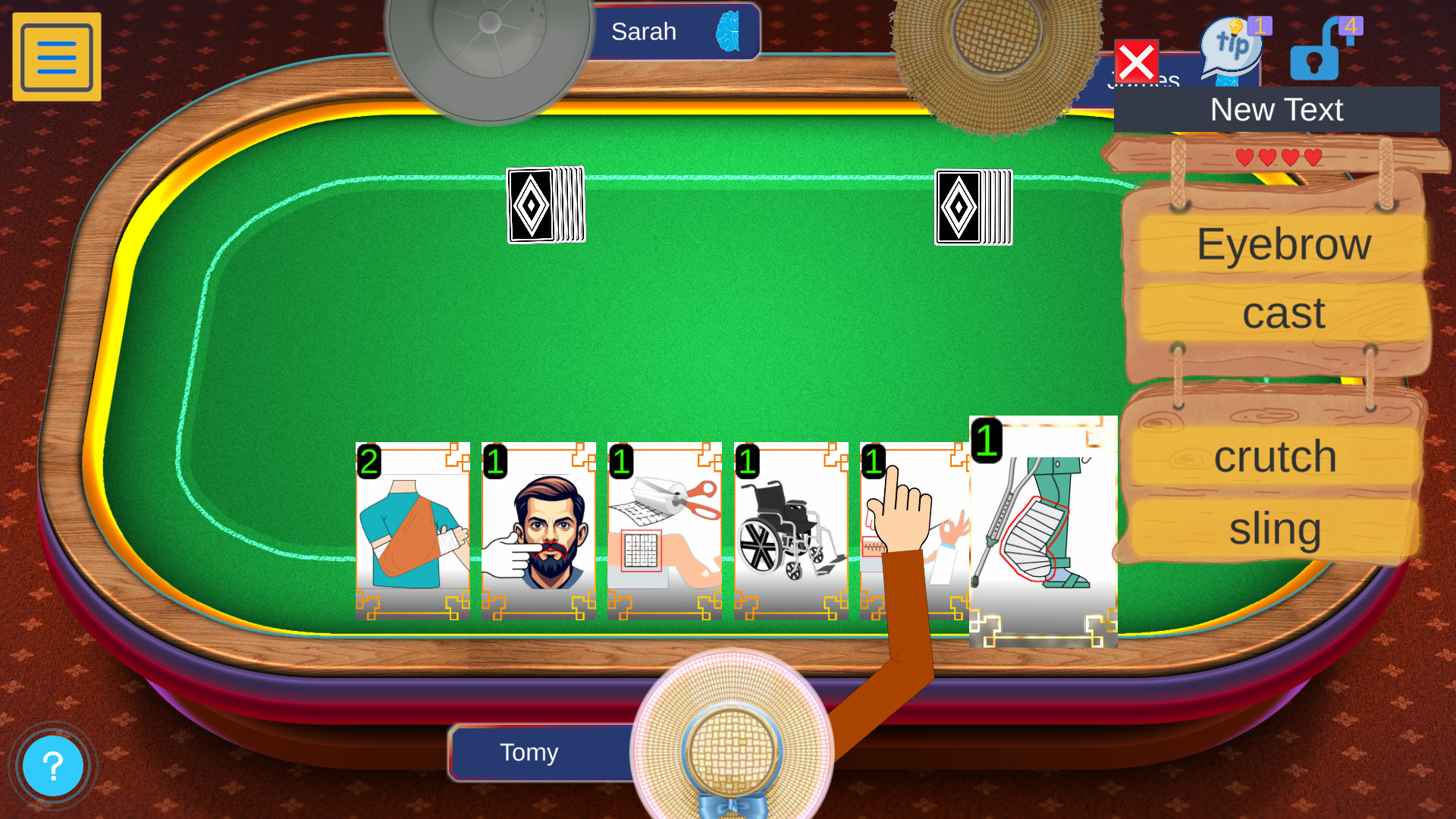 Lingo Club vocabulary cards - English card game